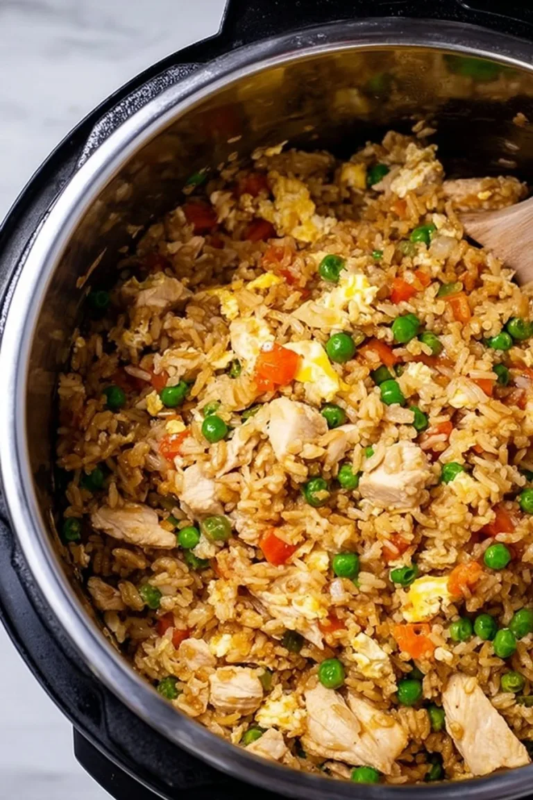 Instant Pot Chicken Fried Rice