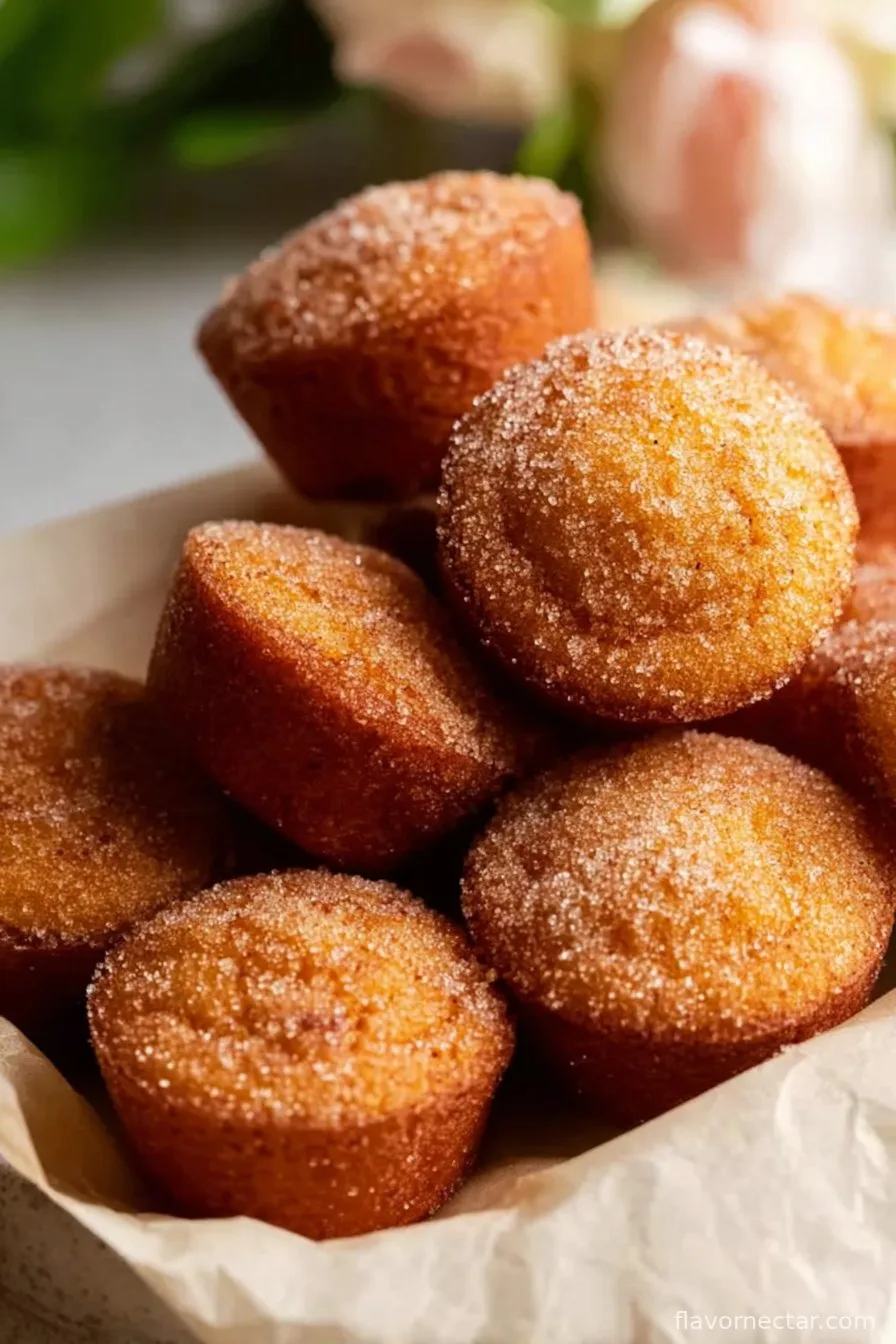 Mini cinnamon muffins