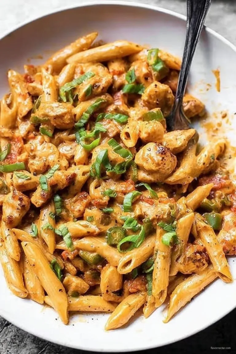One Pot Creamy Cajun Chicken Pasta