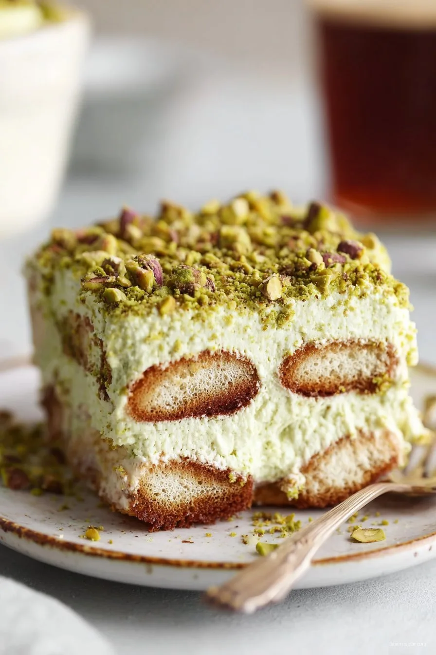 Pistachio Tiramisu