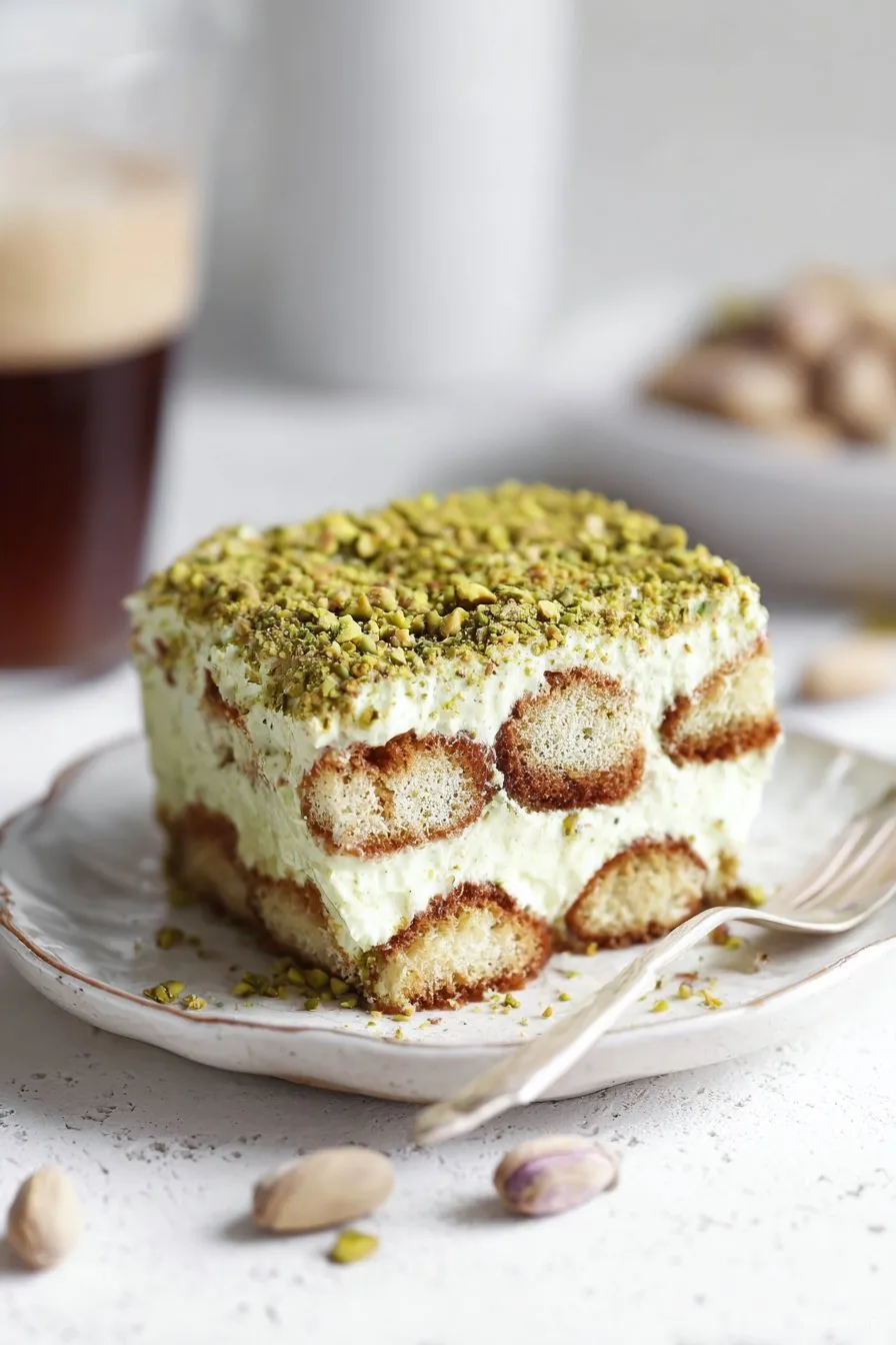 Pistachio Tiramisu