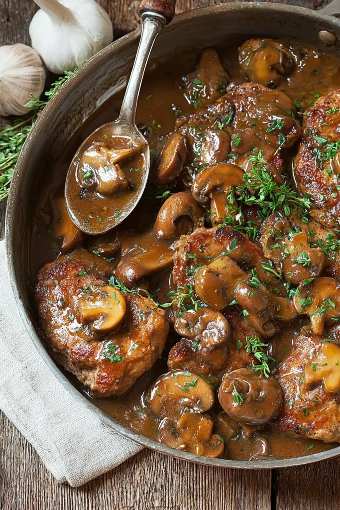 Pork Marsala with Mushrooms