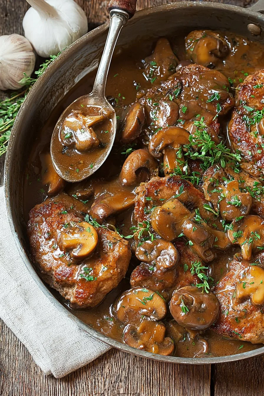 Pork Marsala with Mushrooms