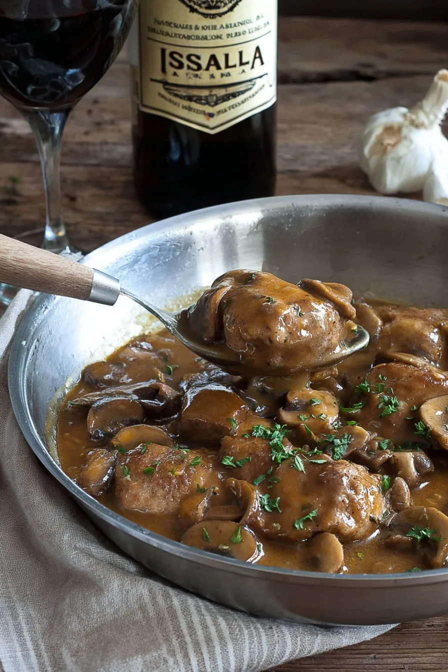Pork Marsala with Mushrooms