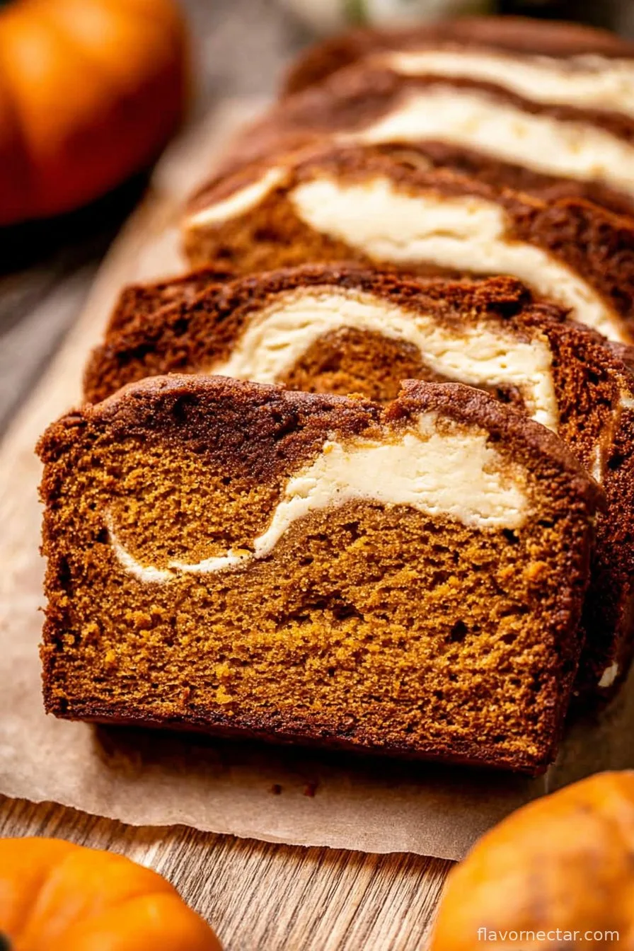 Pumpkin Cream Cheese Bread