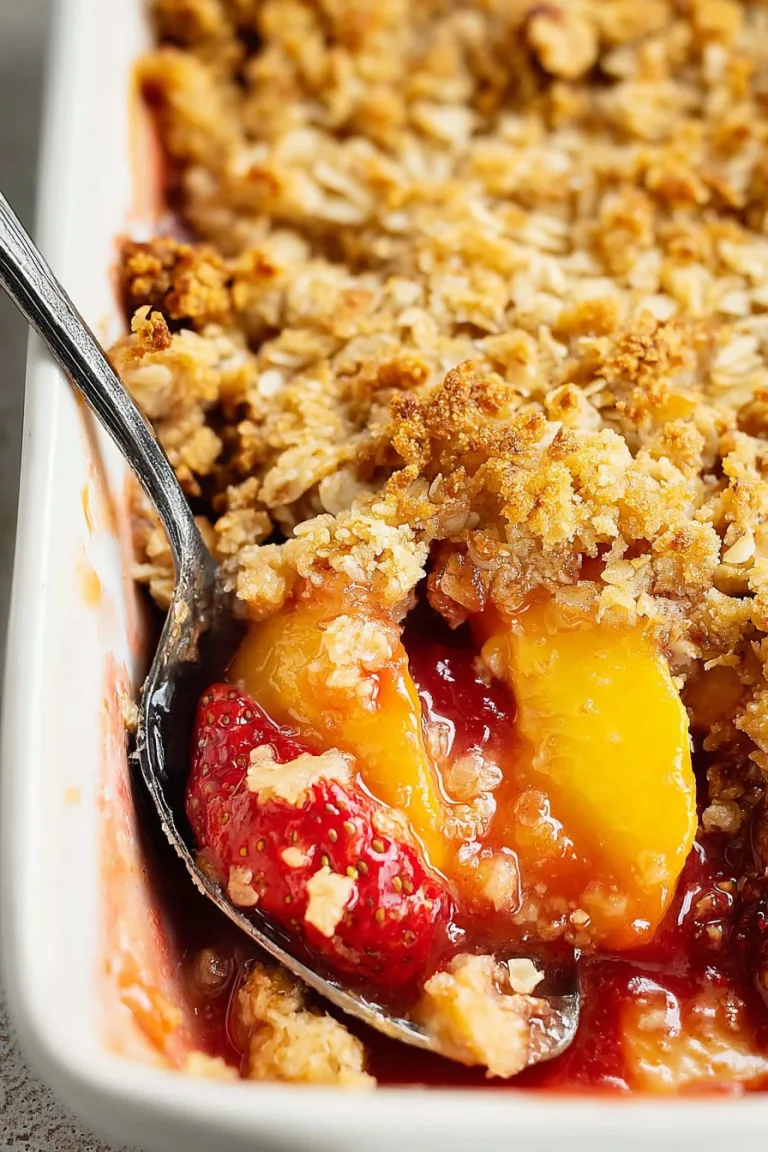 Strawberry Peach Crisp