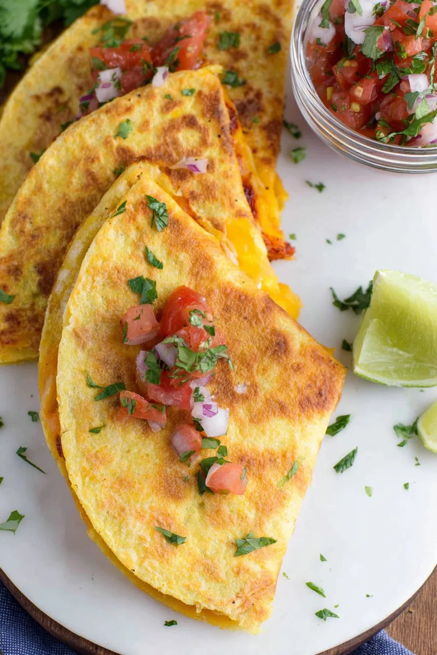 Easy Corn Tortilla Quesadilla