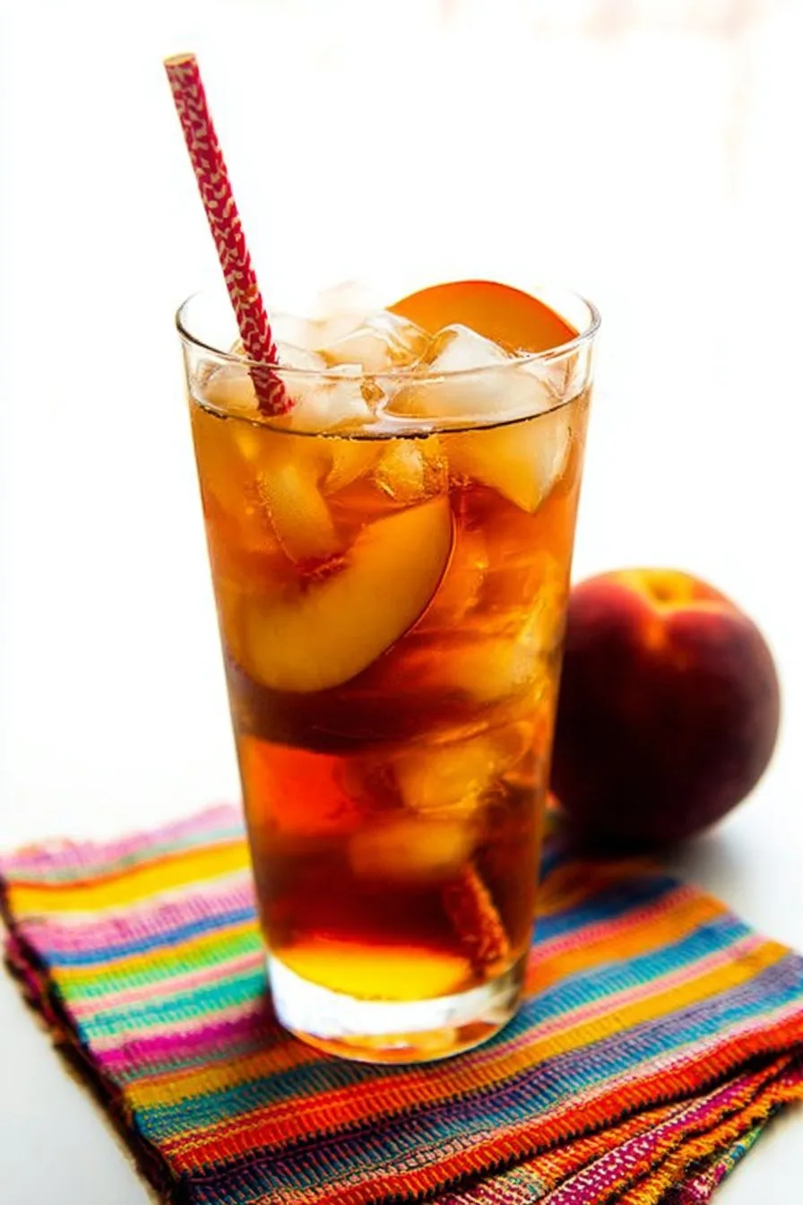 Sweet Peach Iced Tea