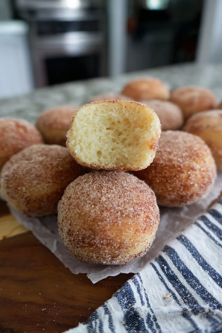 Light and Fluffy Sourdough Discard Doughnuts