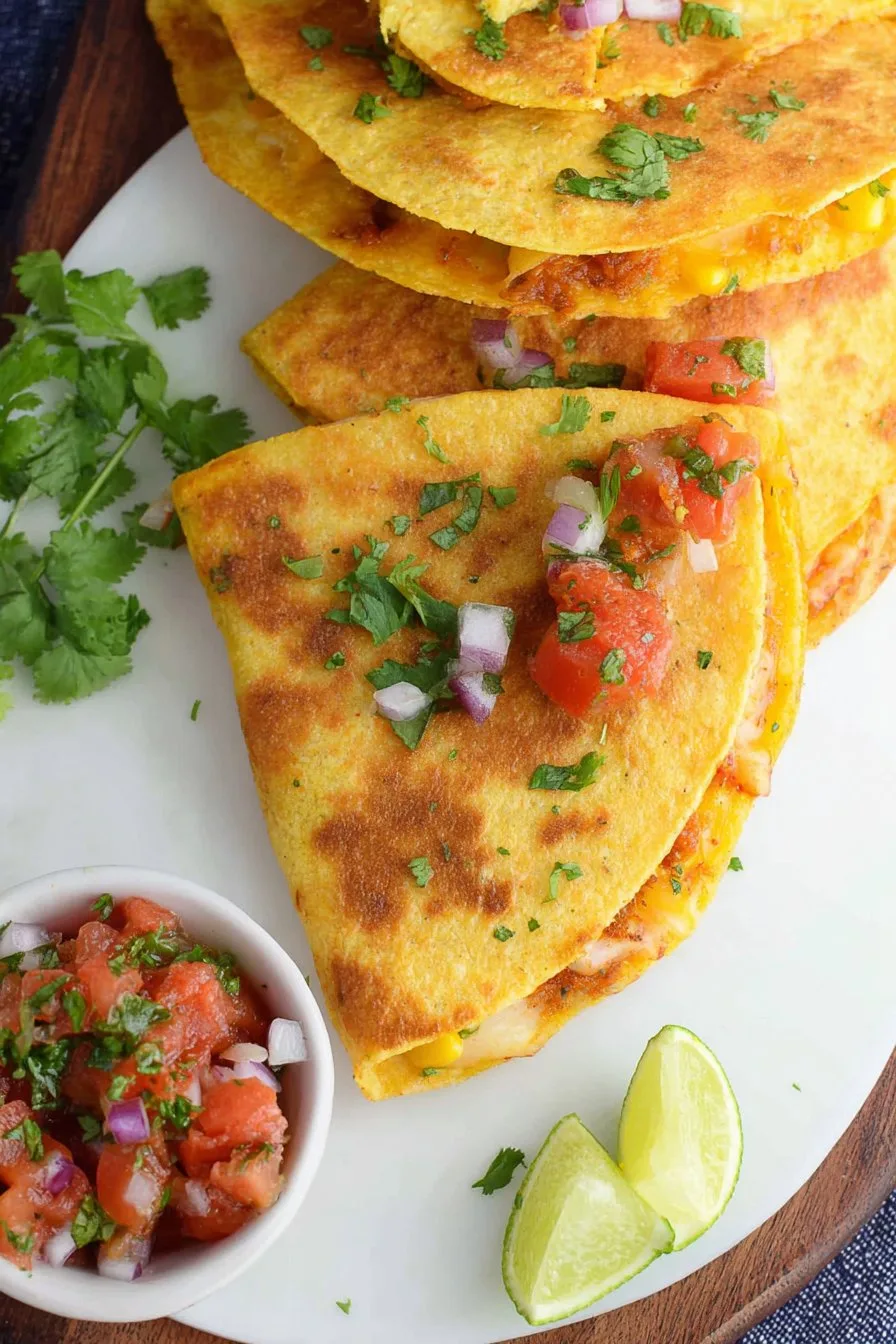 Easy Corn Tortilla Quesadilla
