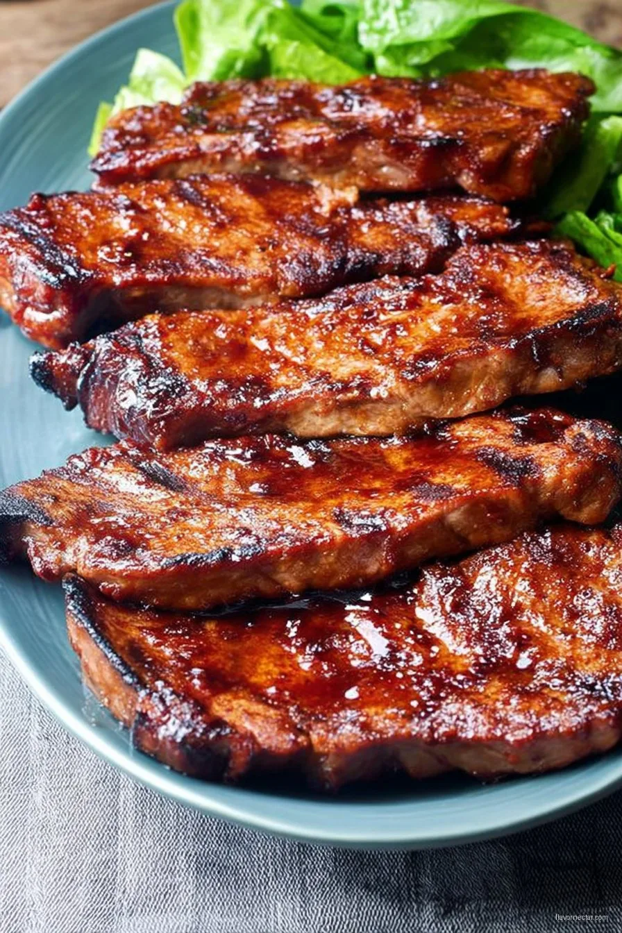 The Best Barbecued Pork Steaks