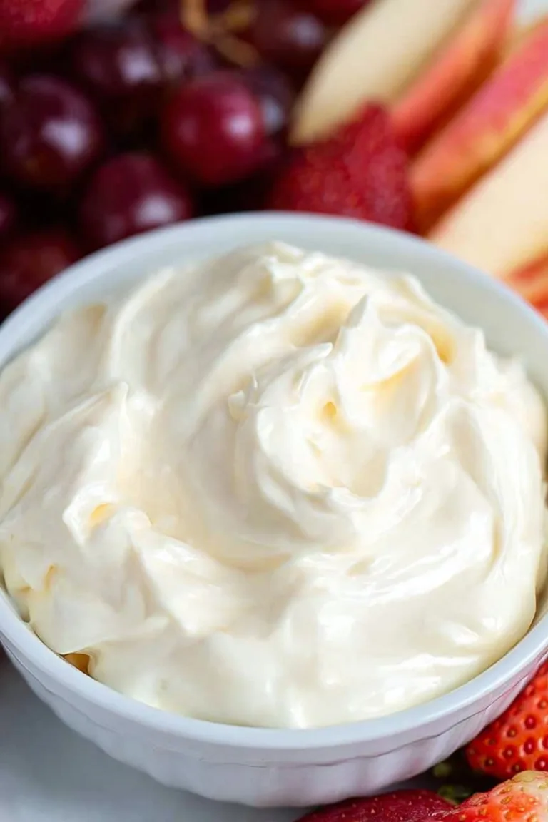 The Best Cream Cheese Fruit Dip