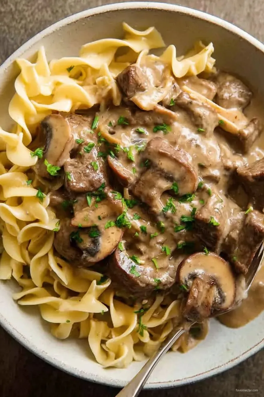 Beef Stroganoff