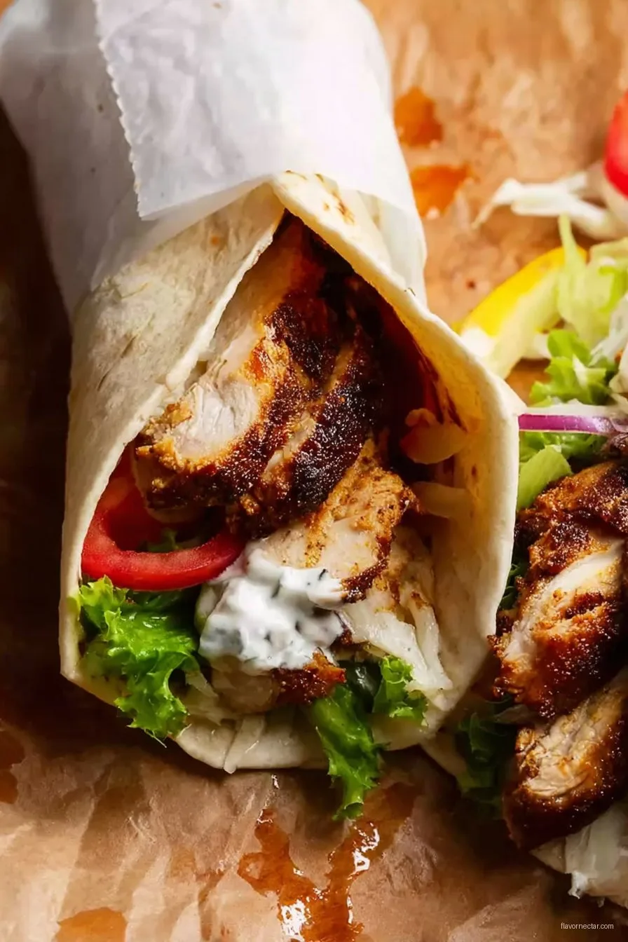 Chicken Shawarma Wrap