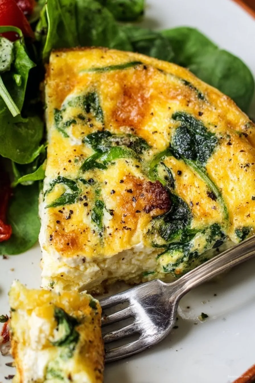 Cottage Cheese Egg and Sausage Frittata