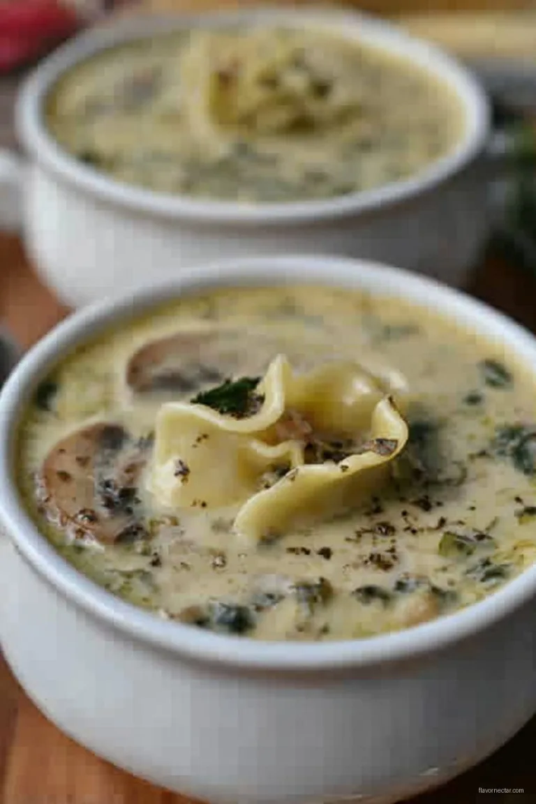 Creamy Alfredo Lasagna Soup