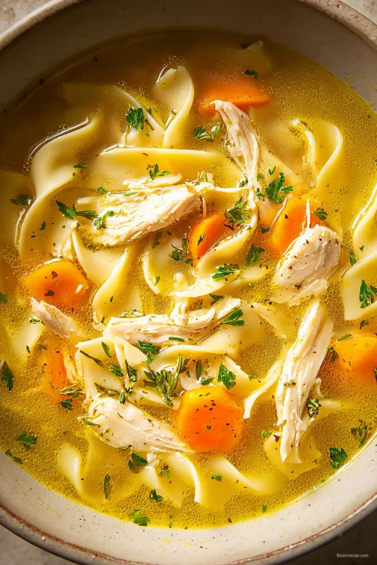 Homemade Chicken Noodle Soup
