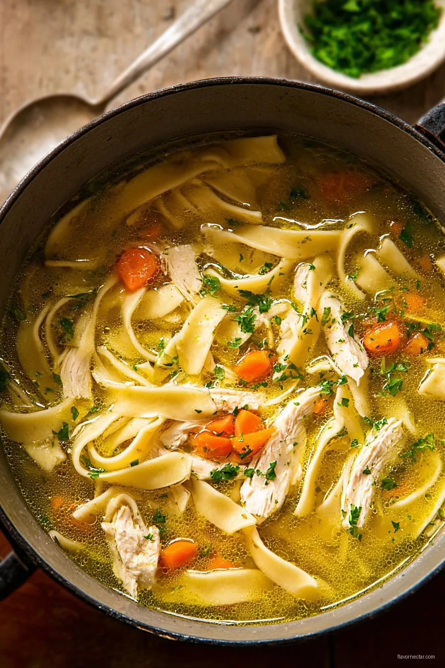 Homemade Chicken Noodle Soup