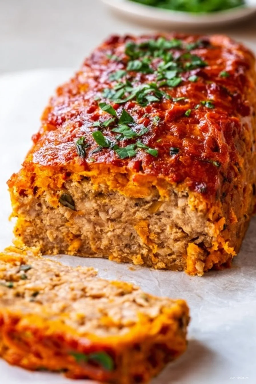 Sweet Potato Turkey Meatloaf