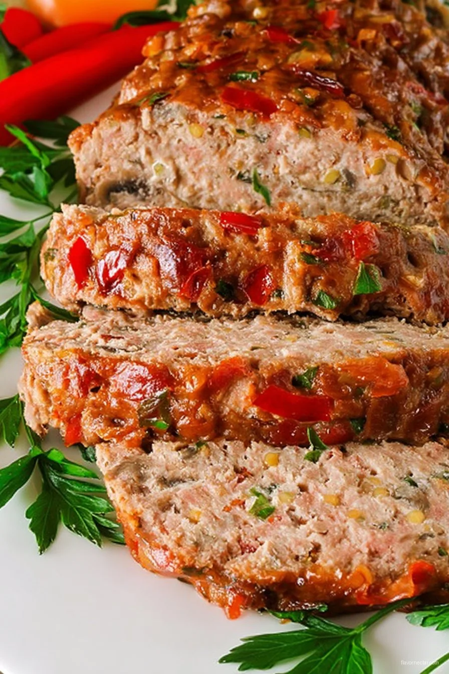 Turkey Mushroom Meatloaf