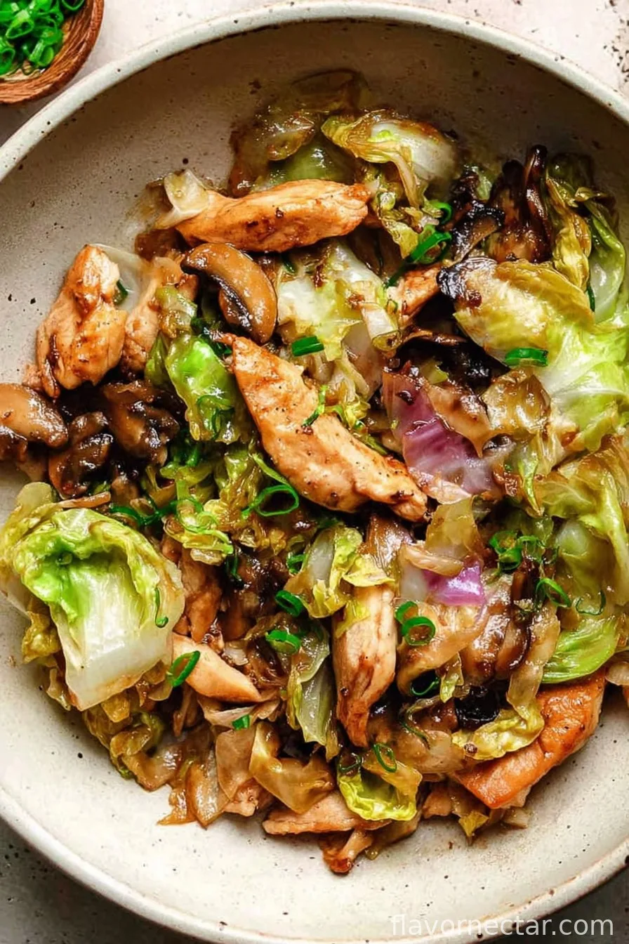 Chicken Cabbage Stir Fry