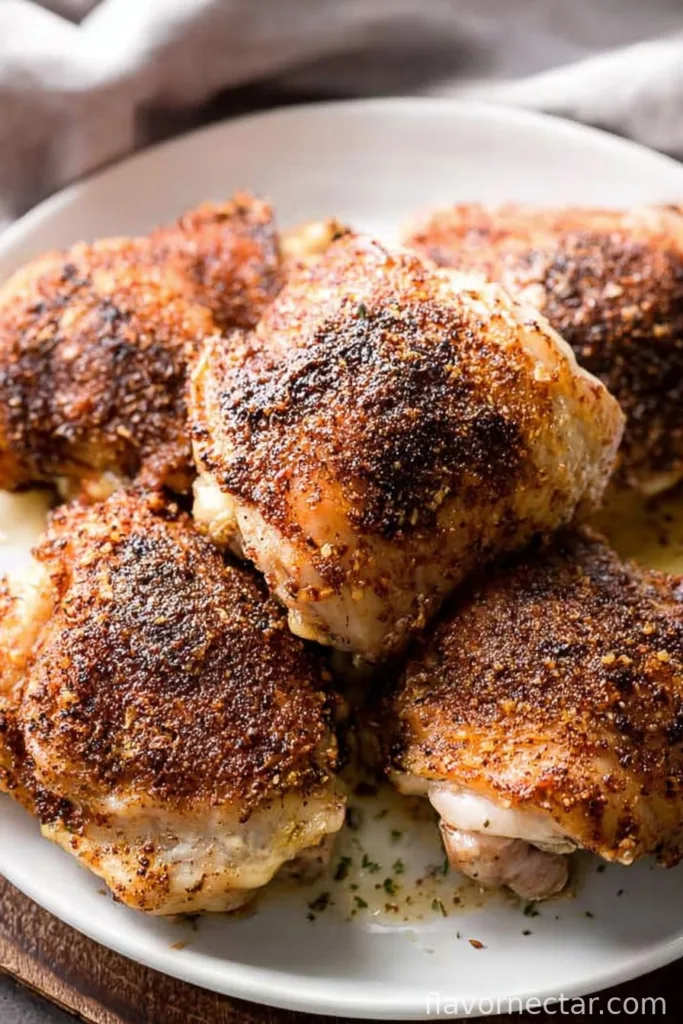 Crispy Baked Chicken Thighs