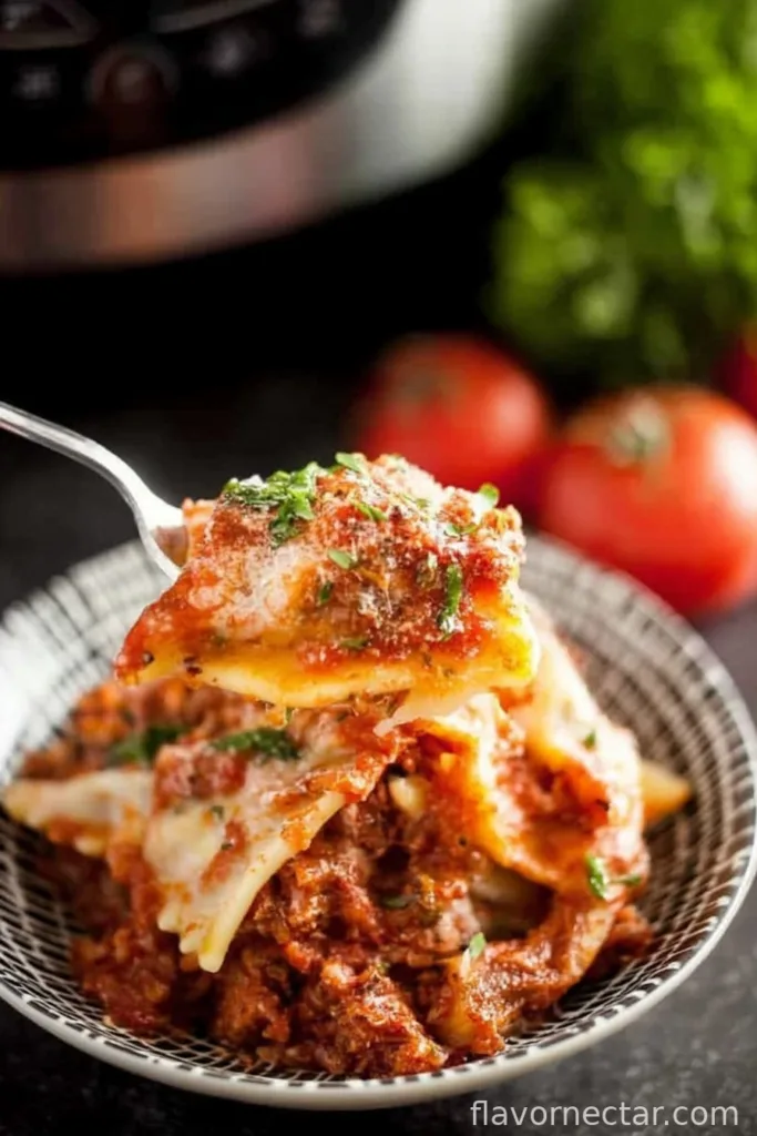 Crockpot Ravioli Lasagna Recipe