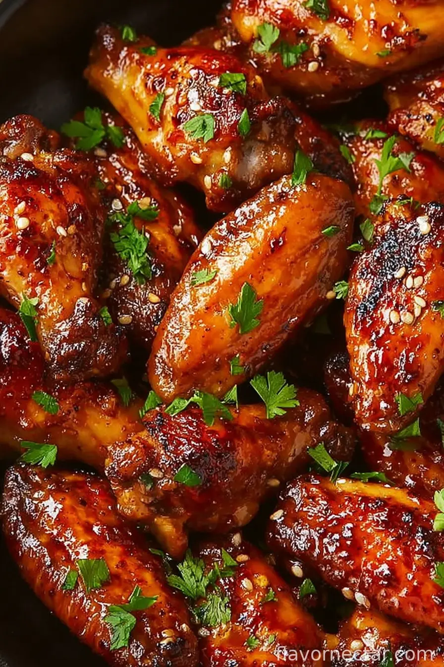 Sweet and Spicy Chicken Wings