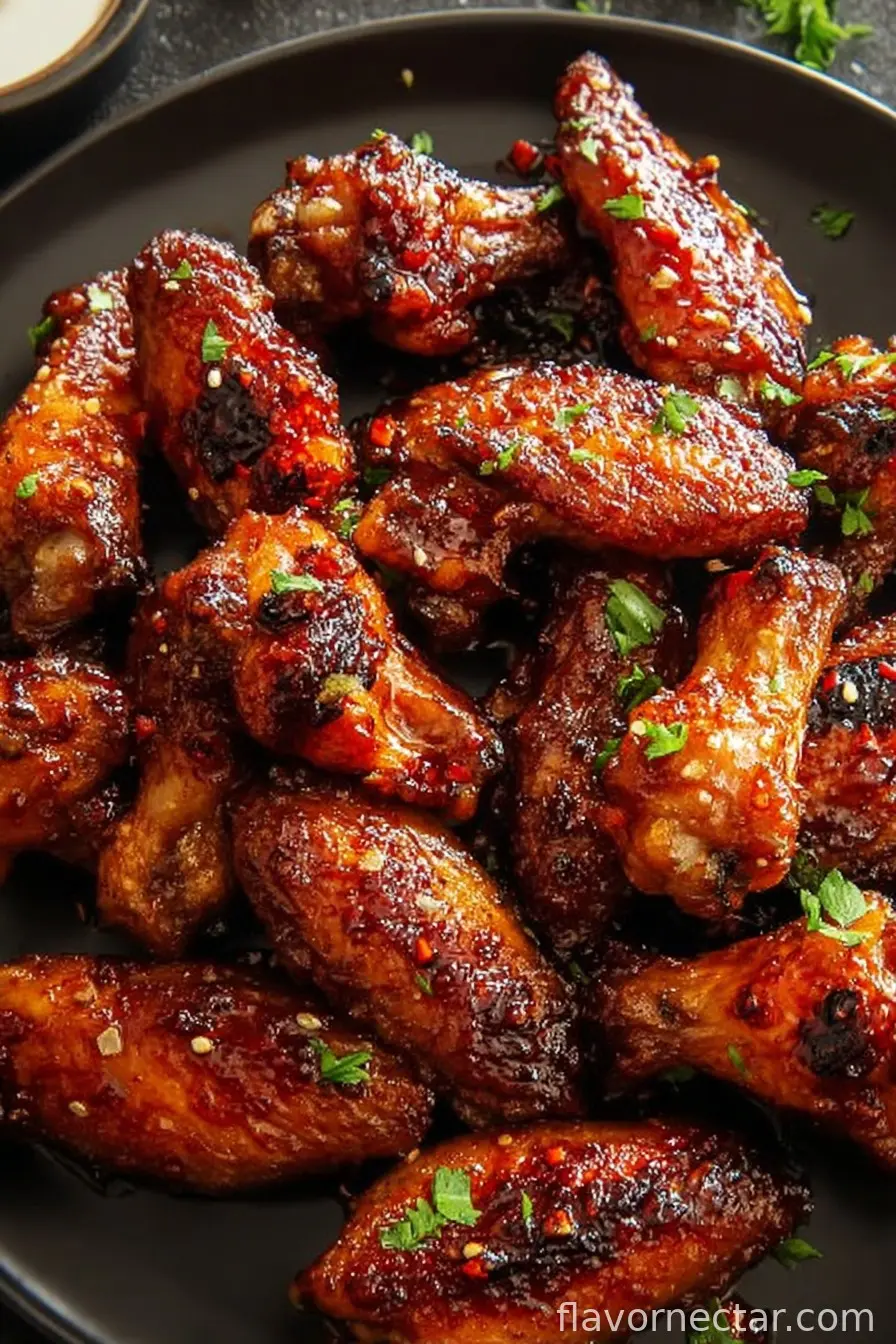Sweet and Spicy Chicken Wings