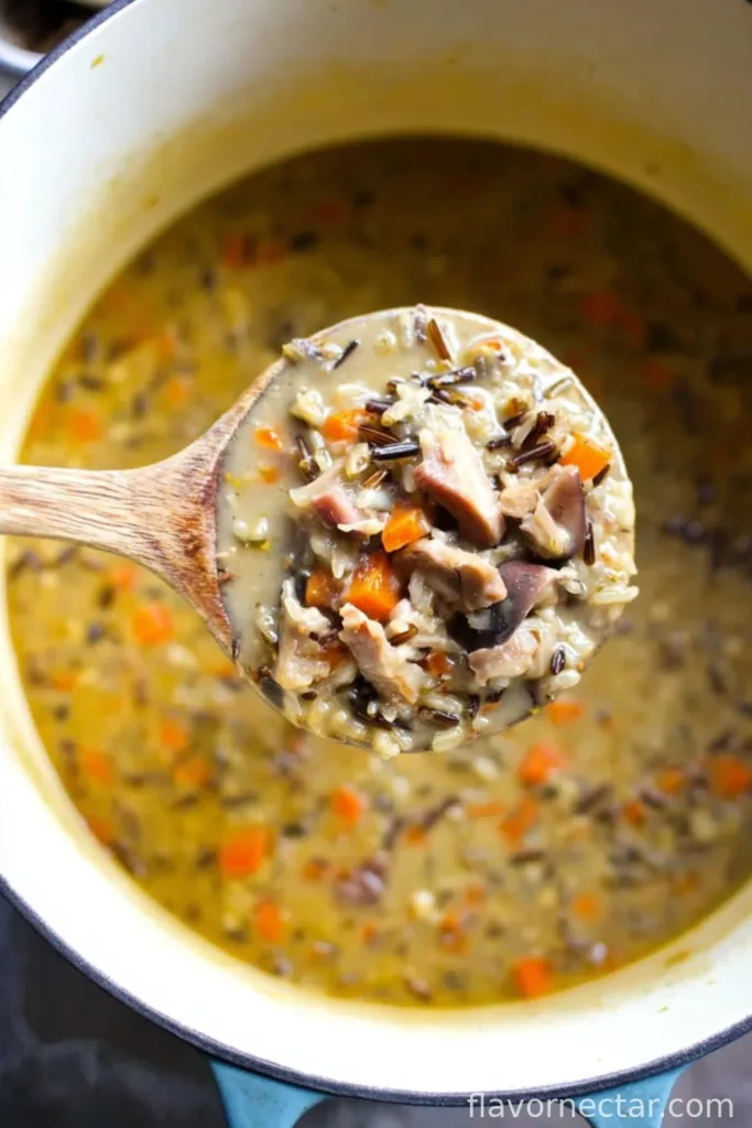 Wild Rice and Mushroom Soup
