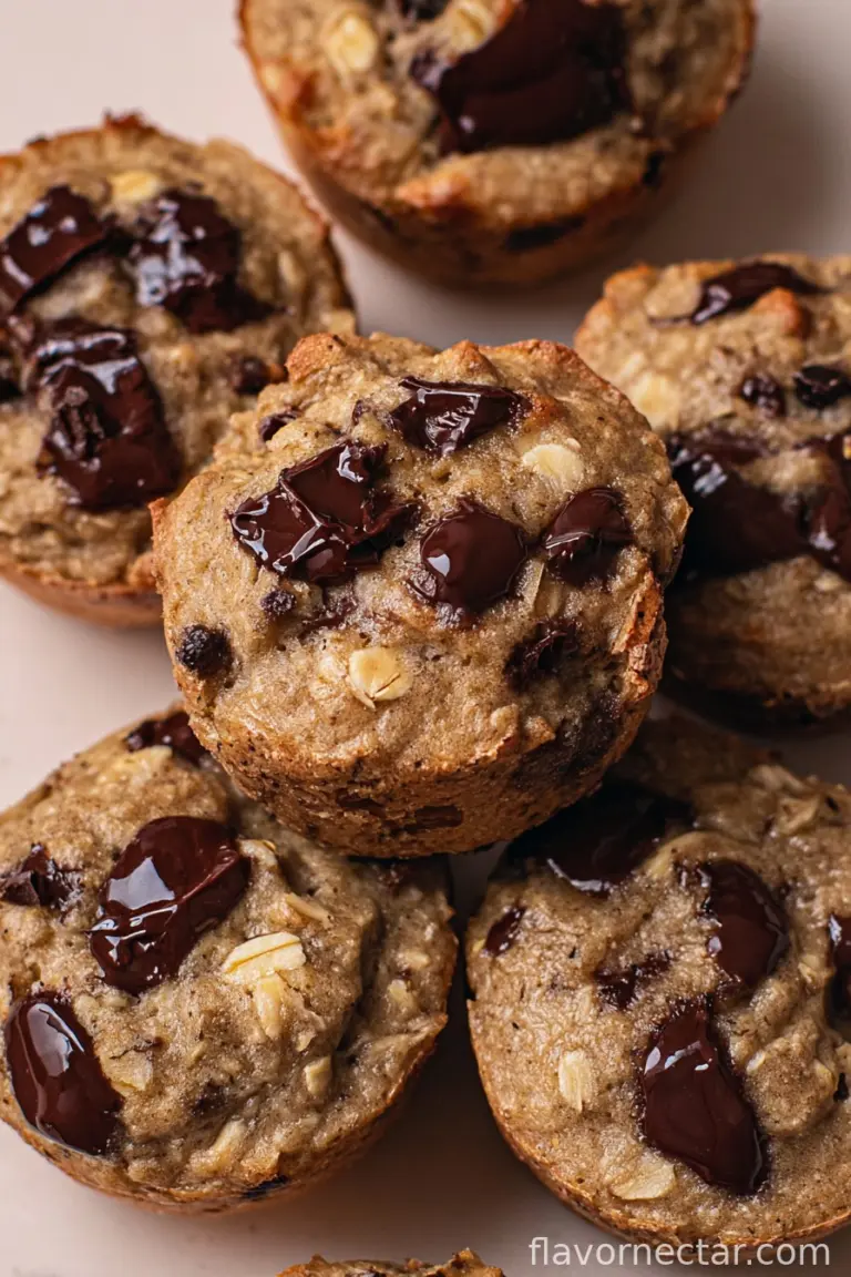 3 Ingredient Banana Oatmeal Muffins