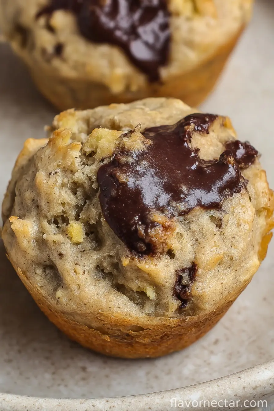 3 Ingredient Banana Oatmeal Muffins