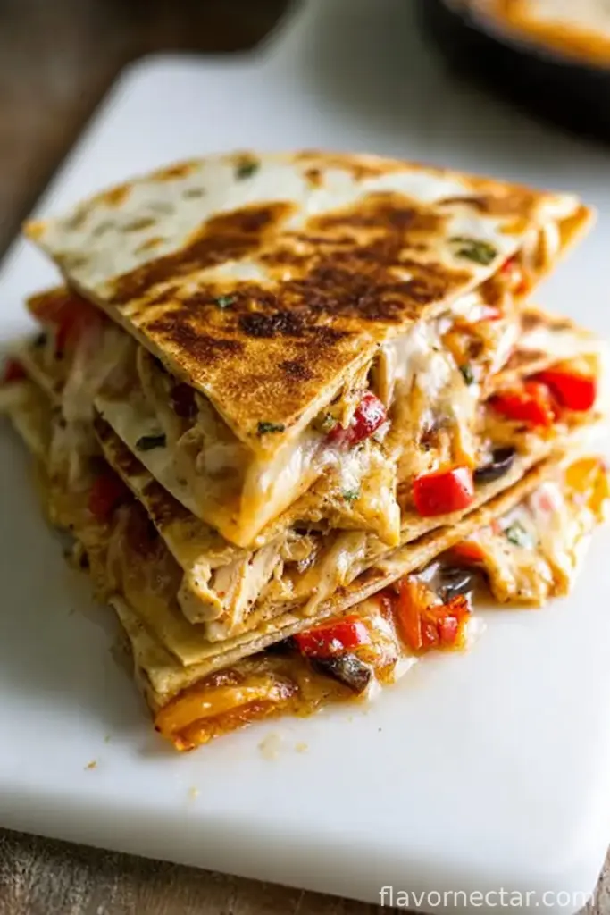 Cheesy Chicken Quesadillas Recipe