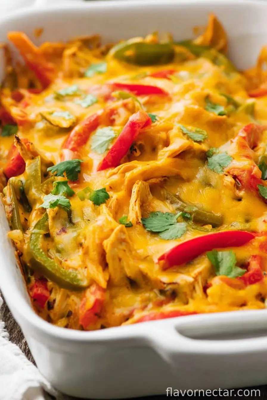 Chicken Fajita Casserole