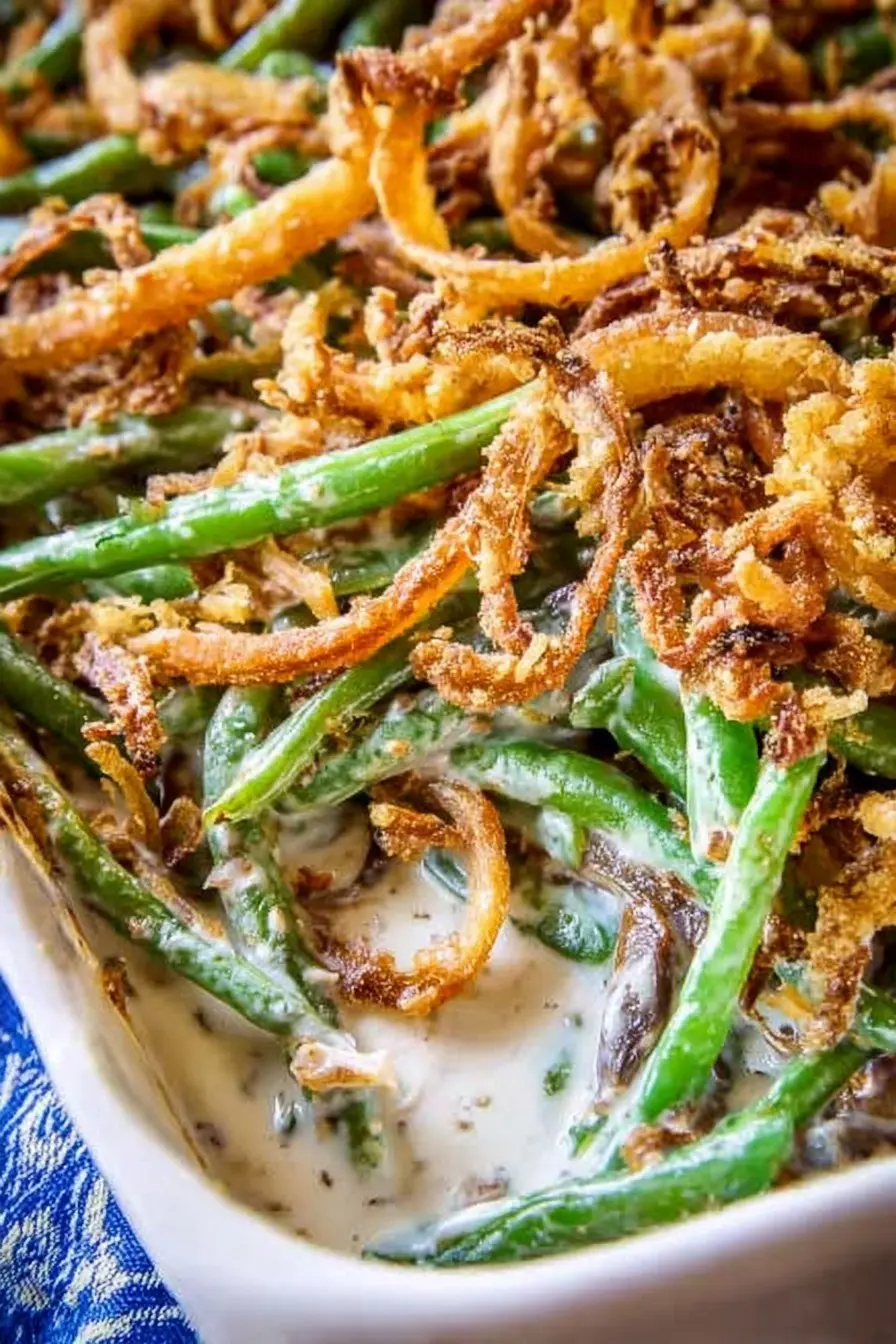 Fresh Green Bean Casserole Recipe from Scratch