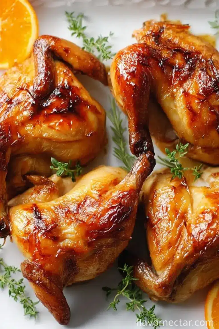 Glazed Cornish Hens