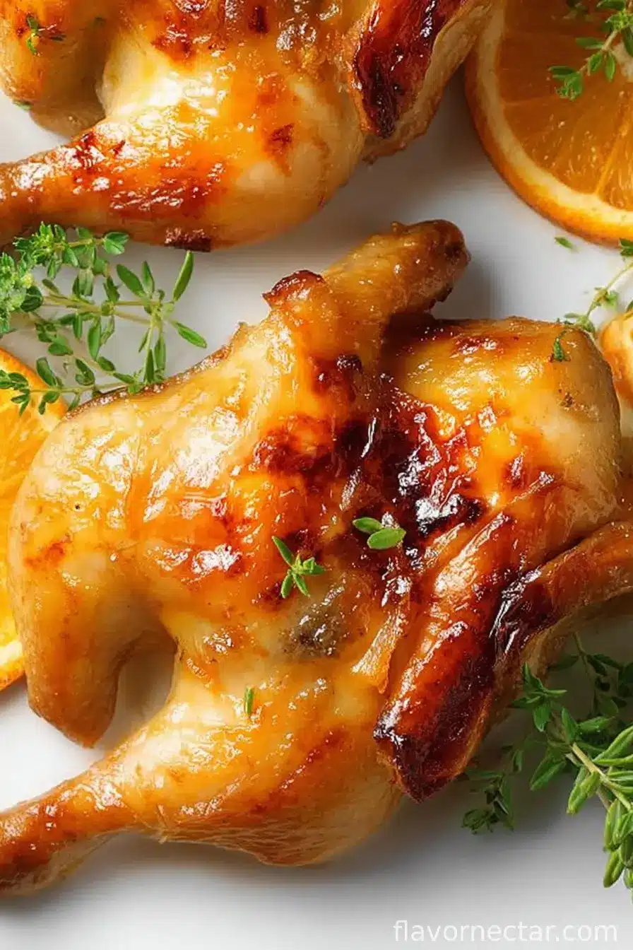 Glazed Cornish Hens