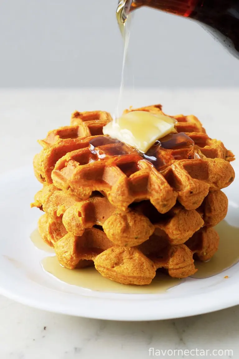 2 Ingredient Sweet Potato Waffles