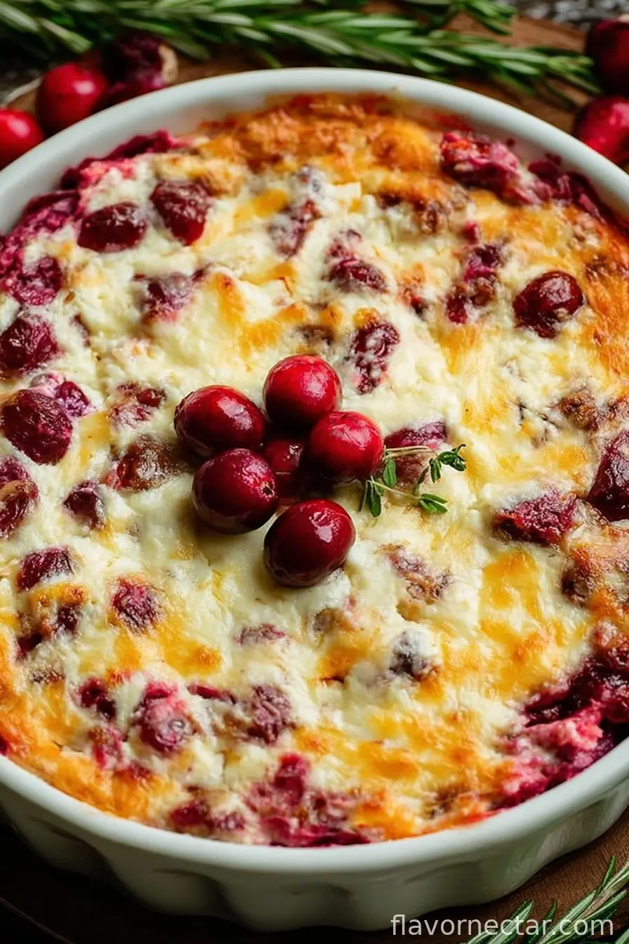 Baked Cranberry Cream Cheese Dip