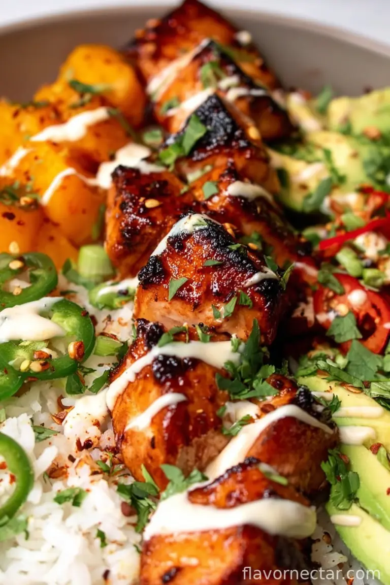 Chili Lime Salmon Bowls