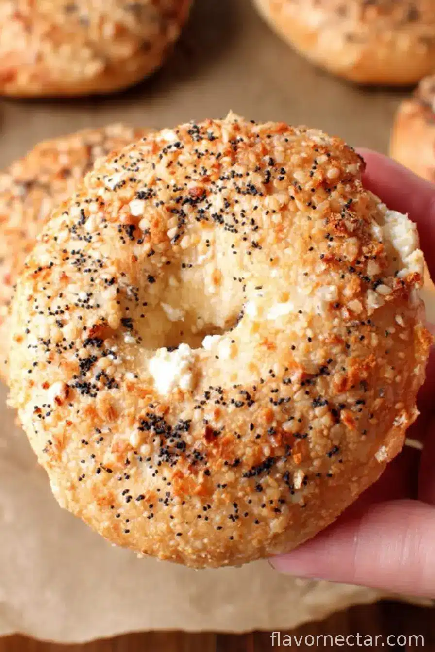 Cottage Cheese Bagel