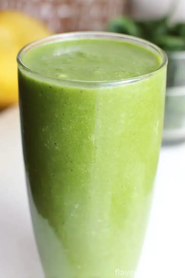 Fat Burning Green Smoothie (Gluten-Free, Vegan, Paleo)