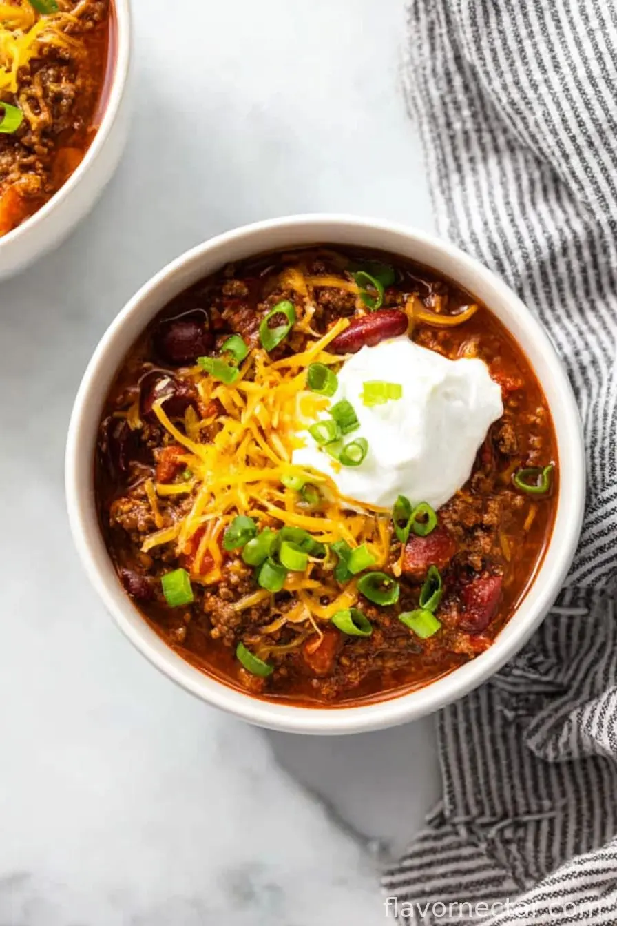 Ground Beef Chili Recipe