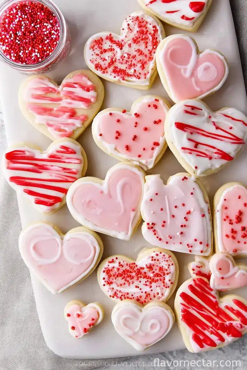 How To Decorate Simple Valentine’s Day Cookies With Royal Icing - Image 2