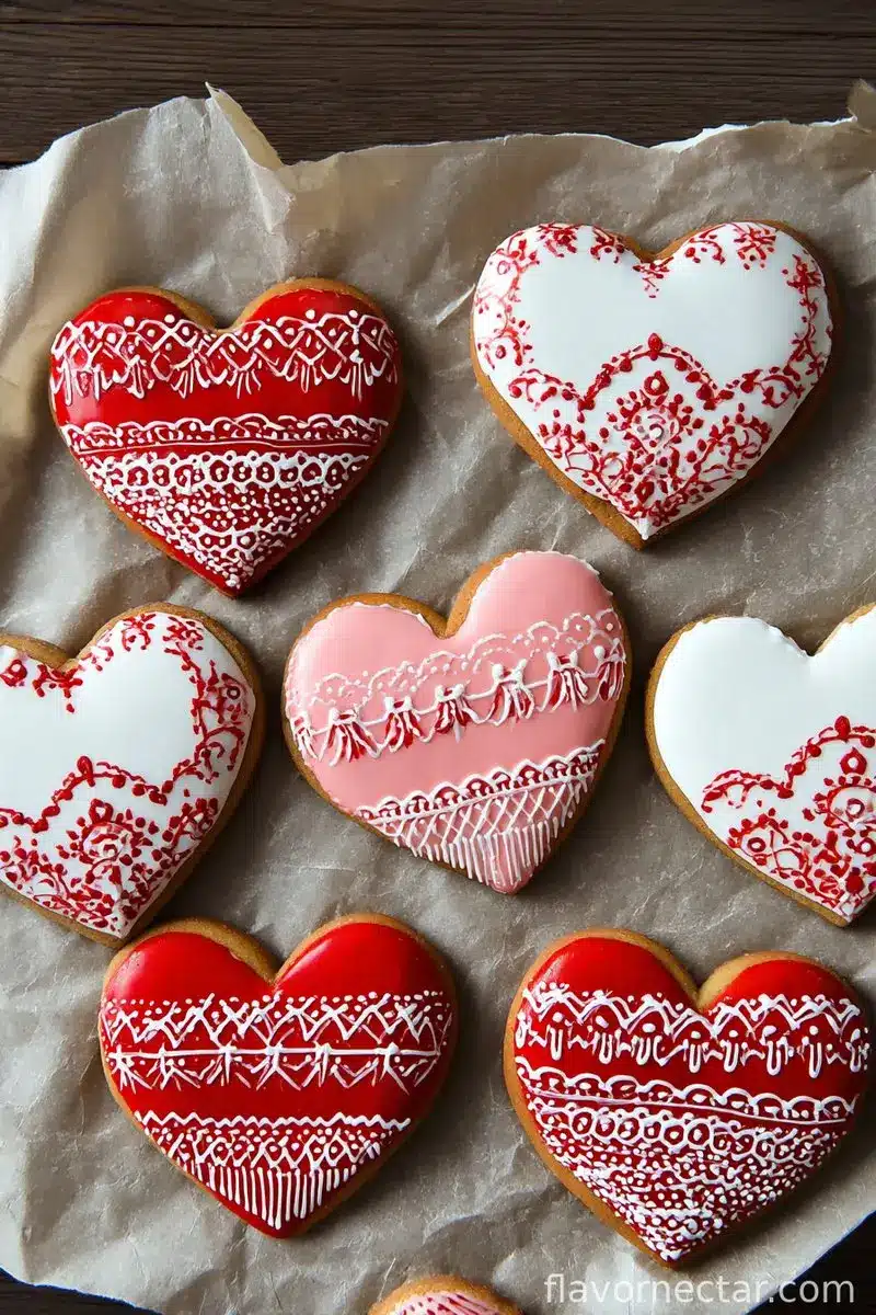 How To Decorate Simple Valentine’s Day Cookies With Royal Icing - Image 4