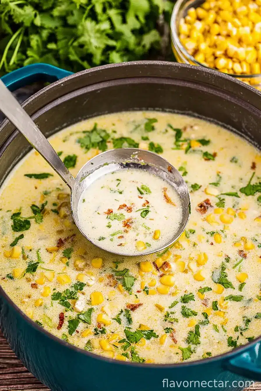 Mexican Street Corn Soup