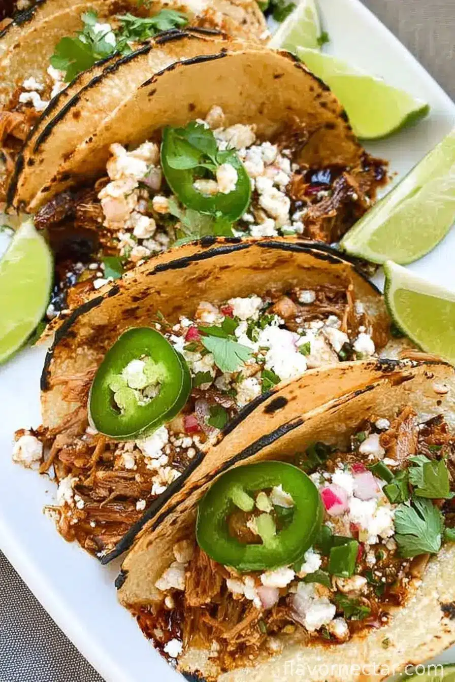 Pulled Pork Carnitas Street Tacos