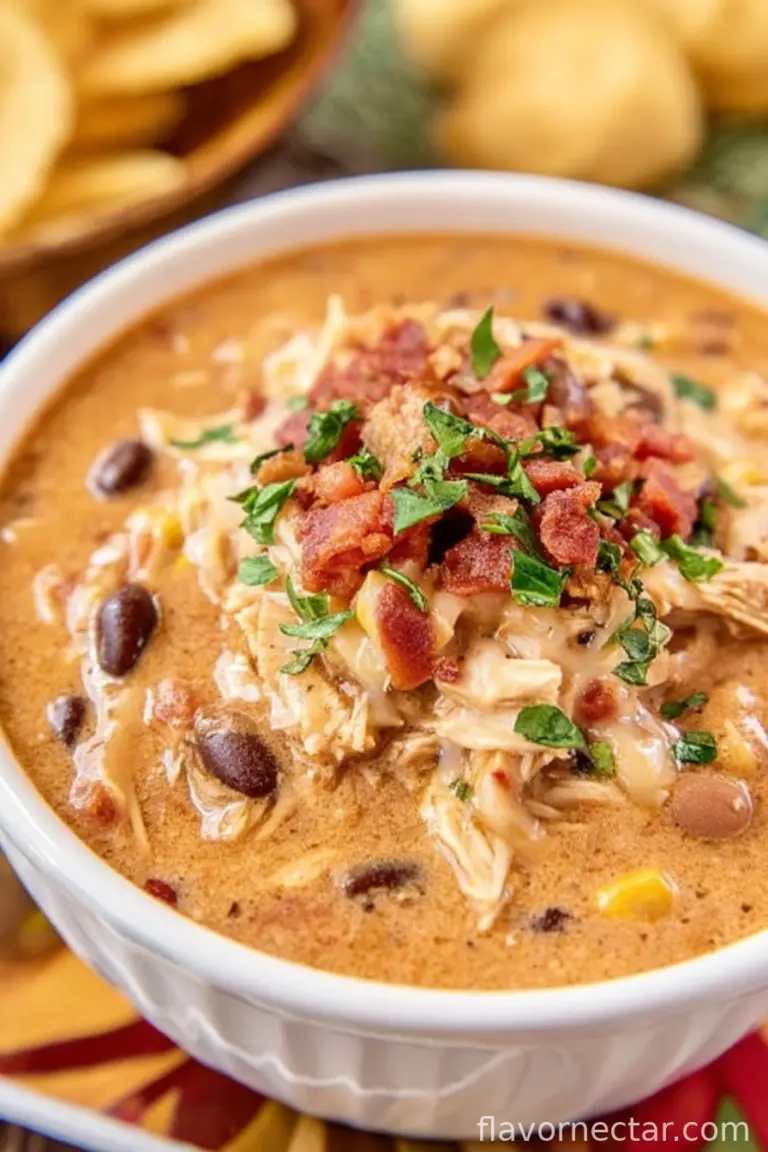 Slow Cooker Cream Cheese Crack Chicken Chili