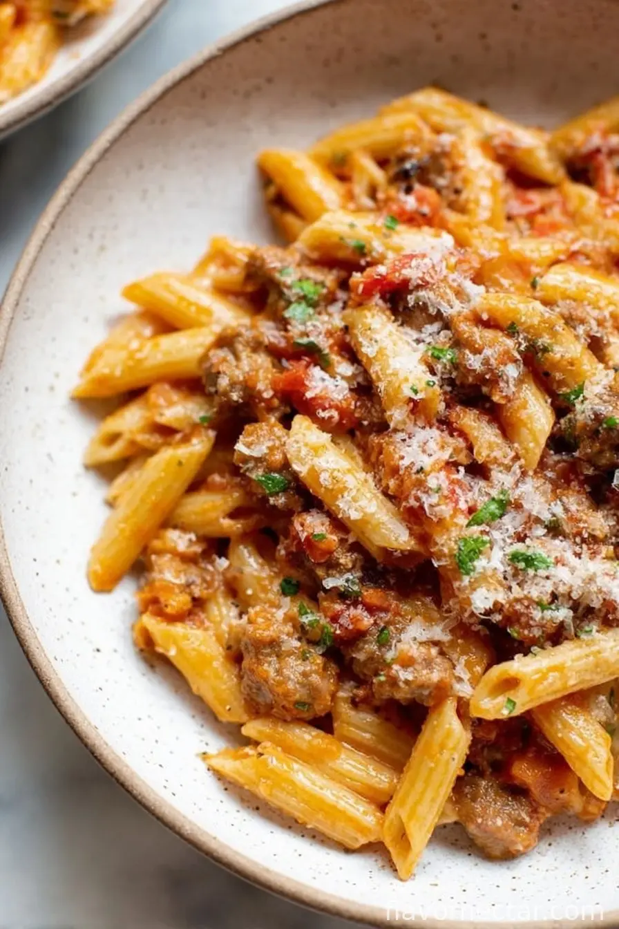 Spicy Italian Sausage Pasta