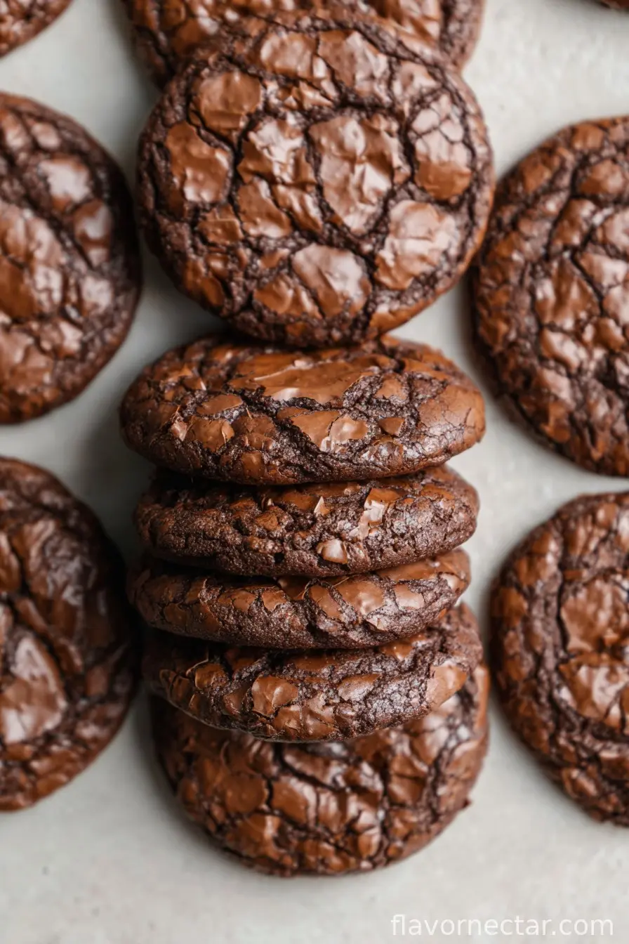 20 Minute Fudgy Chocolate Brownie Cookies